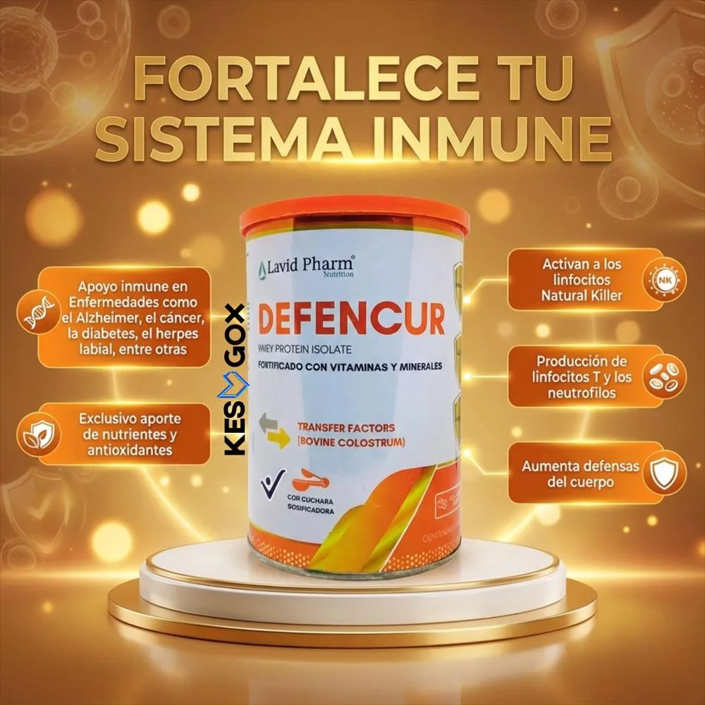 Defencur Defensas Altas Sistema Inmune Fuerte Vainilla 500G - Imagen 3